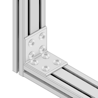 40-530-1 MODULAR SOLUTIONS ANGLE BRACKET<br>90MM TALL X 90MM WIDE W/ HARDWARE